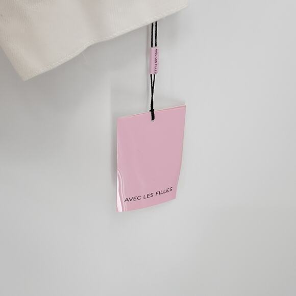 NEW Avec Les Filles Women's Plus Ruffle‎ Button Down Denim Jean Jacket Size 2X - Picture 7 of 10